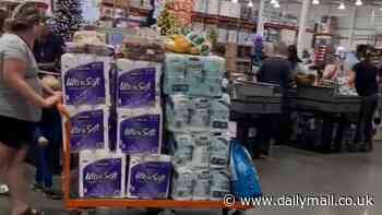 Panic buying begins amid threat of dockworkers' strike, with toilet paper flying off the shelves again