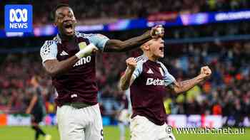 Prince William in crowd as Aston Villa stun Bayern Munich in Champions League boilover