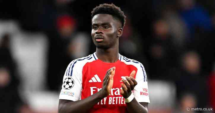 Bukayo Saka makes up with Arsenal legend after he was accused of lacking ‘consistency’