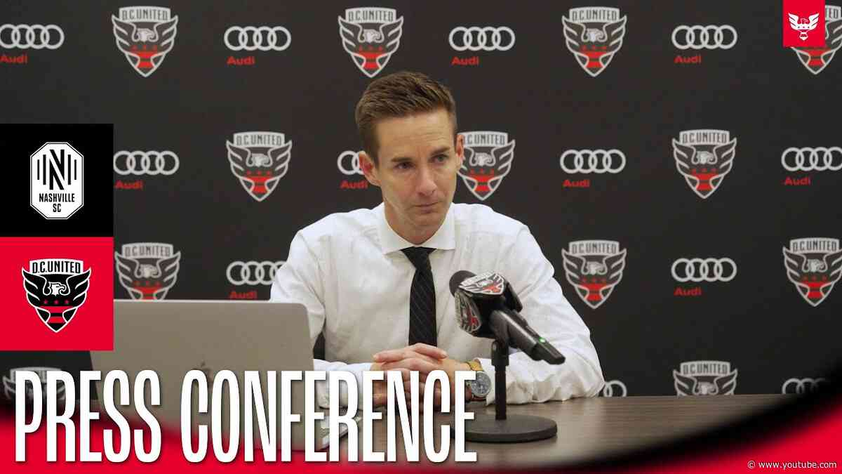 Troy Lesesne Post-Match Press Conference | Nashville SC vs. D.C. United | MLS 2024