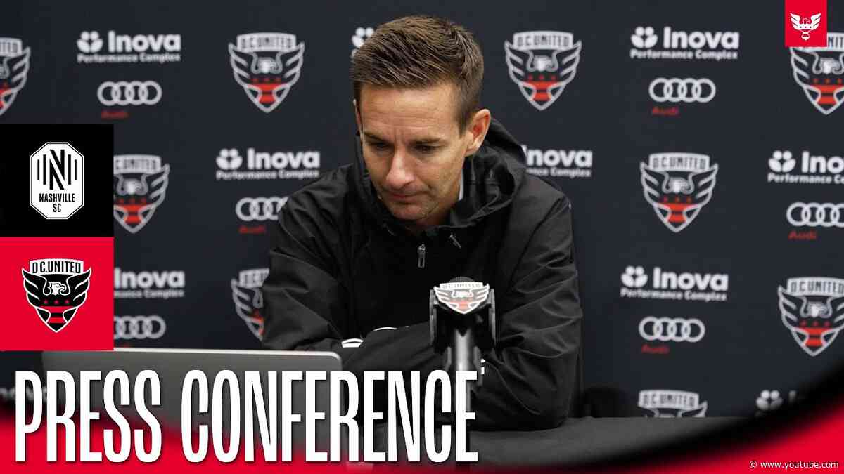 Troy Lesesne Pre-Match Press Conference | Nashville SC vs. D.C. United | MLS 2024