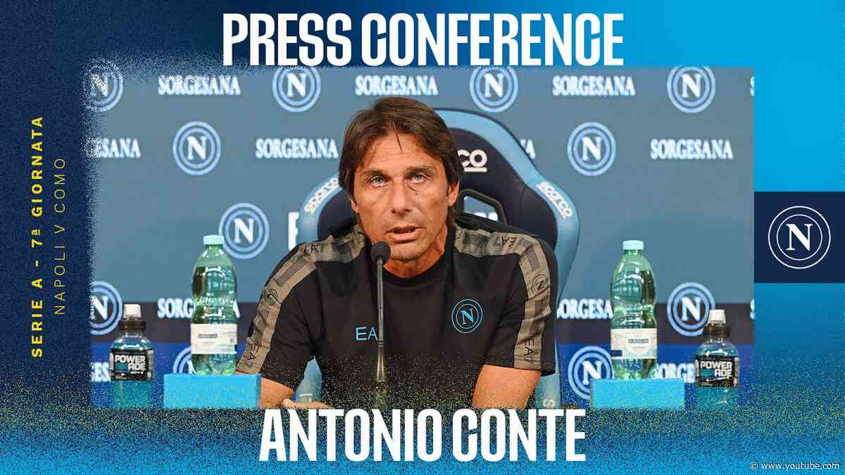 LIVE | La conferenza stampa di Mister Antonio Conte in vista di Napoli - Como