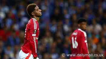 Erik ten Hag takes off Marcus Rashford at half-time despite opening the scoring with brilliant solo effort as Red Devils boss rolls the dice in crunch Porto clash