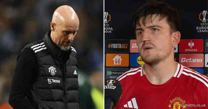 Harry Maguire shows support for Erik ten Hag after Manchester United’s draw with Porto