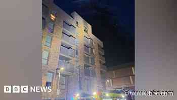 Barking: 50 people evacuated from flats after fire