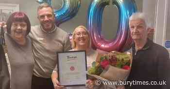 Care home manager celebrates 20 years of service