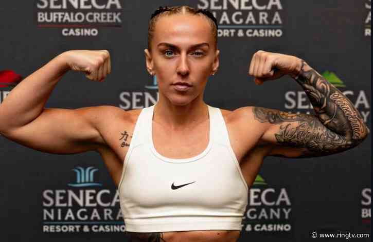 Junior featherweight contender Mikiah Kreps faces Mayerlin Rivas tonight in Niagara Falls