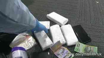 Man busted at Perth Airport after he allegedly tried to smuggle meth and $70,000 in cash on to a plane