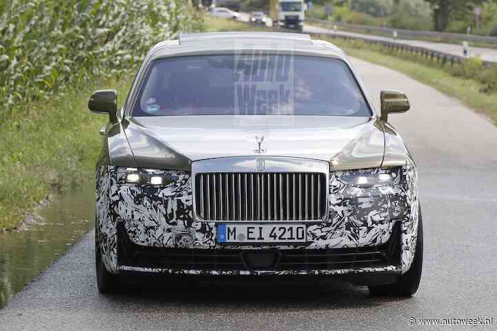 Rolls-Royce Ghost weer in gefacelifte vorm op pad