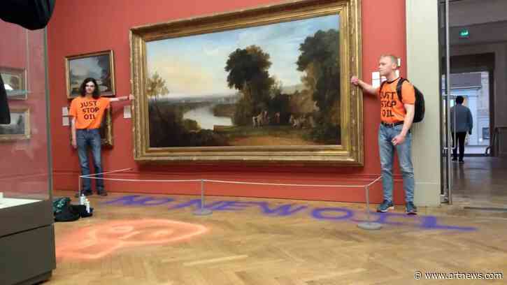 Two Just Stop Oil Activists Acquitted by Judge After Glueing Themselves to Turner Painting at Manchester Art Gallery