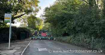 Affinity Water update after burst pipe shuts key road between villages