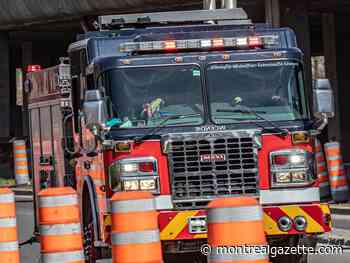 Man in critical condition as firefighters battle five-alarm blaze in Old Montreal