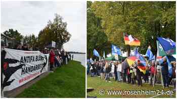 Zeichen für den Frieden: So liefen die Demos am Tag der deutschen Einheit in Prien ab