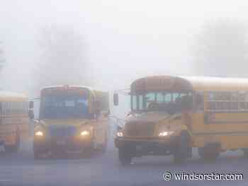 Fog cancels morning school buses in Essex County