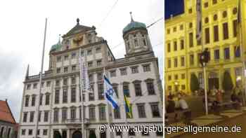 Jahrestag 7. Oktober: Stadt hisst Israel-Flagge auf dem Rathausplatz