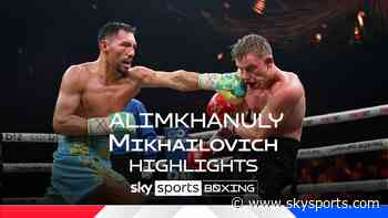 Highlights: Alimkhanuly punishes brave Mikhailovich in epic!