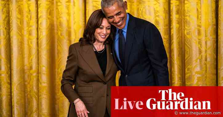 Obama to campaign for Harris; Marjorie Taylor Greene spouts weather conspiracy theory as Helene death toll hits 215 – US elections live