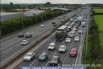 Live: M5 traffic stopped both ways by crash near Bristol