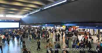 Euston station’s ad board switched off as part of improvement plan