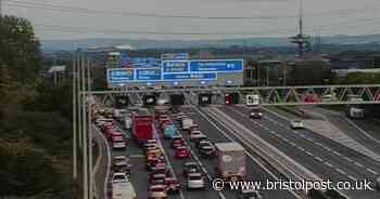 M5, M4 and M48 in chaos after lorry crashes through central barrier near Bristol