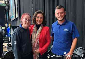 Strictly’s head judge Shirley Ballas drops into Kent sports centre