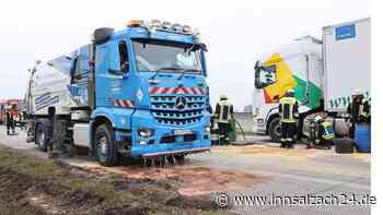 Diesel-Desaster auf A94: Darum war die Autobahn nach LKW-Unfall fünf Stunden gesperrt