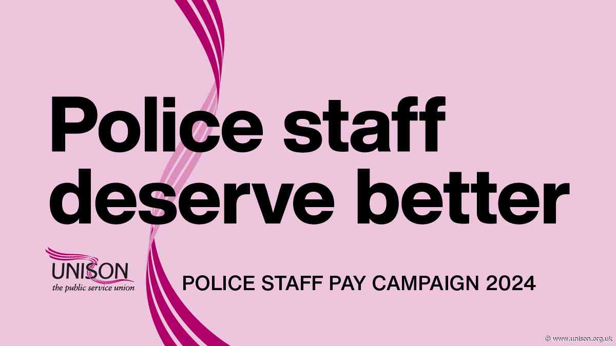 Police staff members vote to accept 2024 pay offer