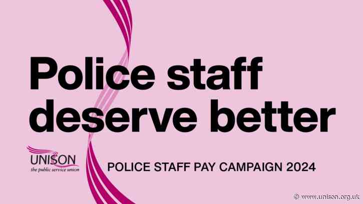 Police staff members vote to accept 2024 pay offer