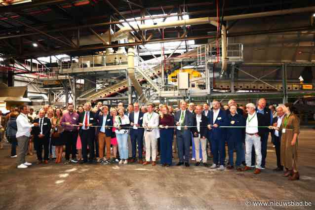 Sorteerinstallatie van 15 miljoen euro officieel geopend in Harelbeke