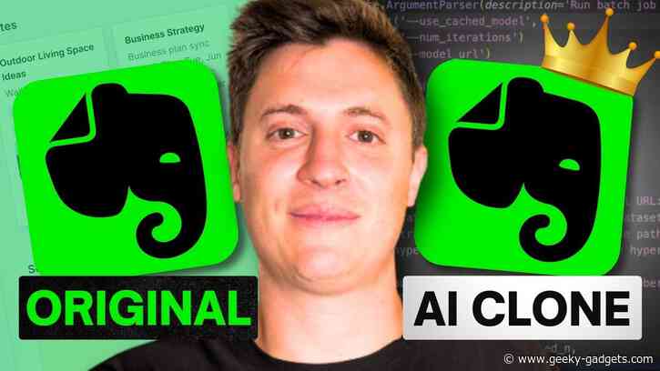 Build an Evernote Clone Using AI in Under 10 Minutes (No Code)