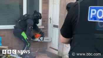 Ten detained in human trafficking and drugs raids