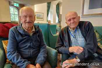 Two veterans reunite in chance meeting 70 years after last serving together