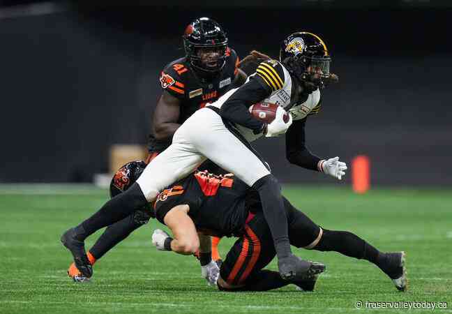 Ticats rookie receiver Bridges says his 2024 CFL campaign is finished