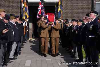 Funeral held for D-Day veteran who helped liberate Bergen-Belsen camp