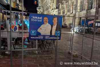 Onverwachte concurrentie: Lokerse liberalen ook op verkiezingsaffiches in... Gent