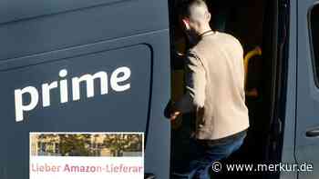 „Lieber Amazon-Lieferant“: Kunde hinterlässt Paketzusteller eine „freundliche“ Nachricht