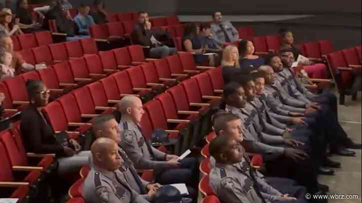 Baton Rouge Police Department holds basic training graduation ceremony