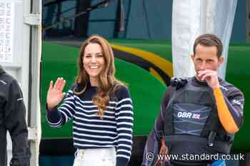 Kate hails GB sailing team who end 60-year wait for America’s Cup final spot