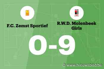 RWDM Girls B laat FC Zemst kansloos