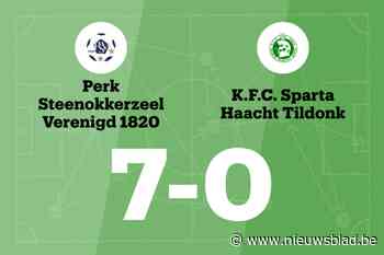 PSV 1820 overklast Sparta Haacht Tildonk