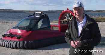 This Alberta teacher spent 1,800 hours over 1 year building a homemade hovercraft from scratch