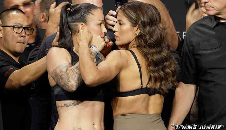 UFC 307 faceoff: Raquel Pennington, Julianna Peña square up for final time