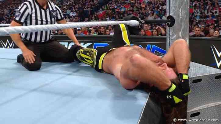 AJ Styles Returns, Match Against Carmelo Hayes Stopped Due To Injury On 10/4 WWE SmackDown