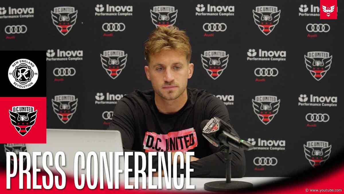 Lucas Bartlett Pre-Match Press Conference | New England Revolution vs. D.C. United | MLS 2024