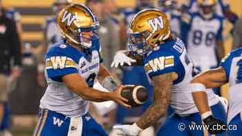 Brady Oliveira runs wild as Winnipeg Blue Bombers blow out Ticats in Hamilton