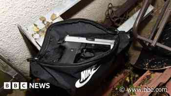 Two jailed for illegal handgun dumped in alleyway