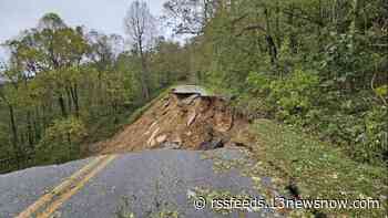 The entire length of the Blue Ridge Parkway is shut down until further notice