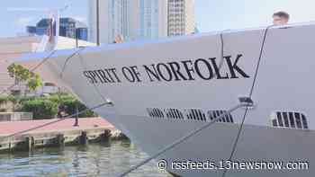 Brand new 'Spirit of Norfolk' sets sail on the Elizabeth River