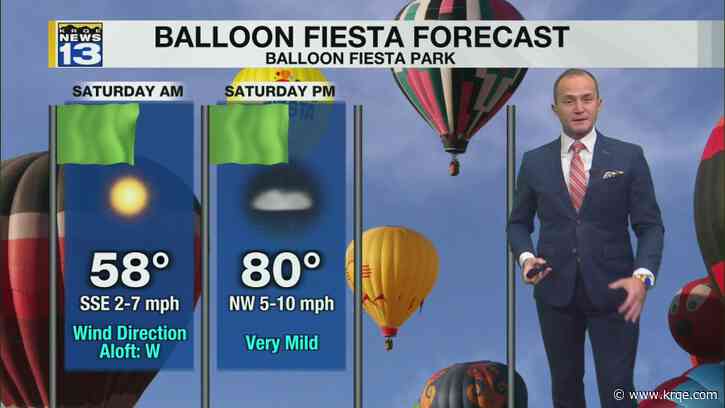 Warm, quiet weather continues into Balloon Fiesta