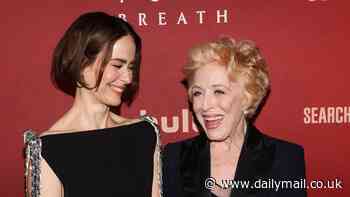 Sarah Paulson, 49, and partner Holland Taylor, 81, look loved up as they appear hand in hand at Hold Your Breath premiere